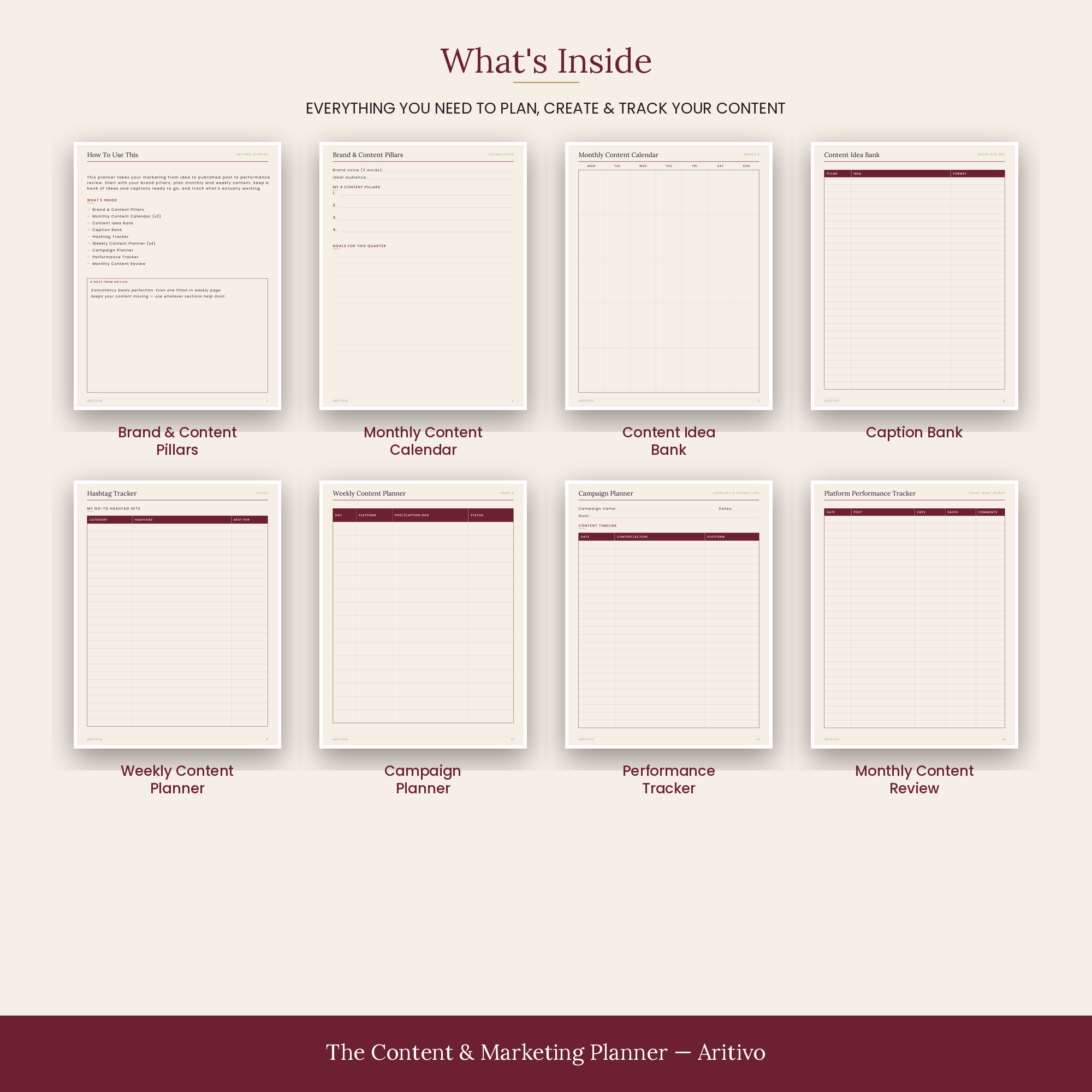 The Content & Marketing Planner