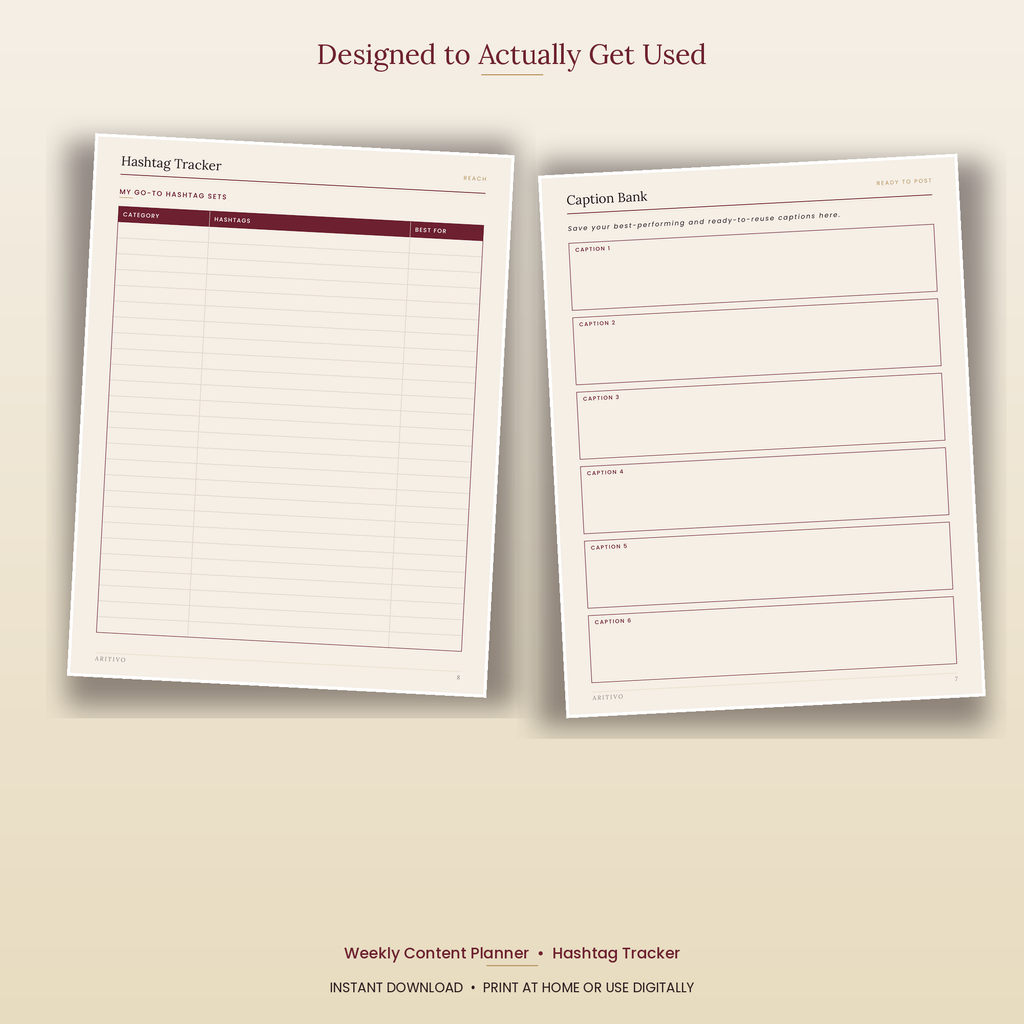 The Content & Marketing Planner