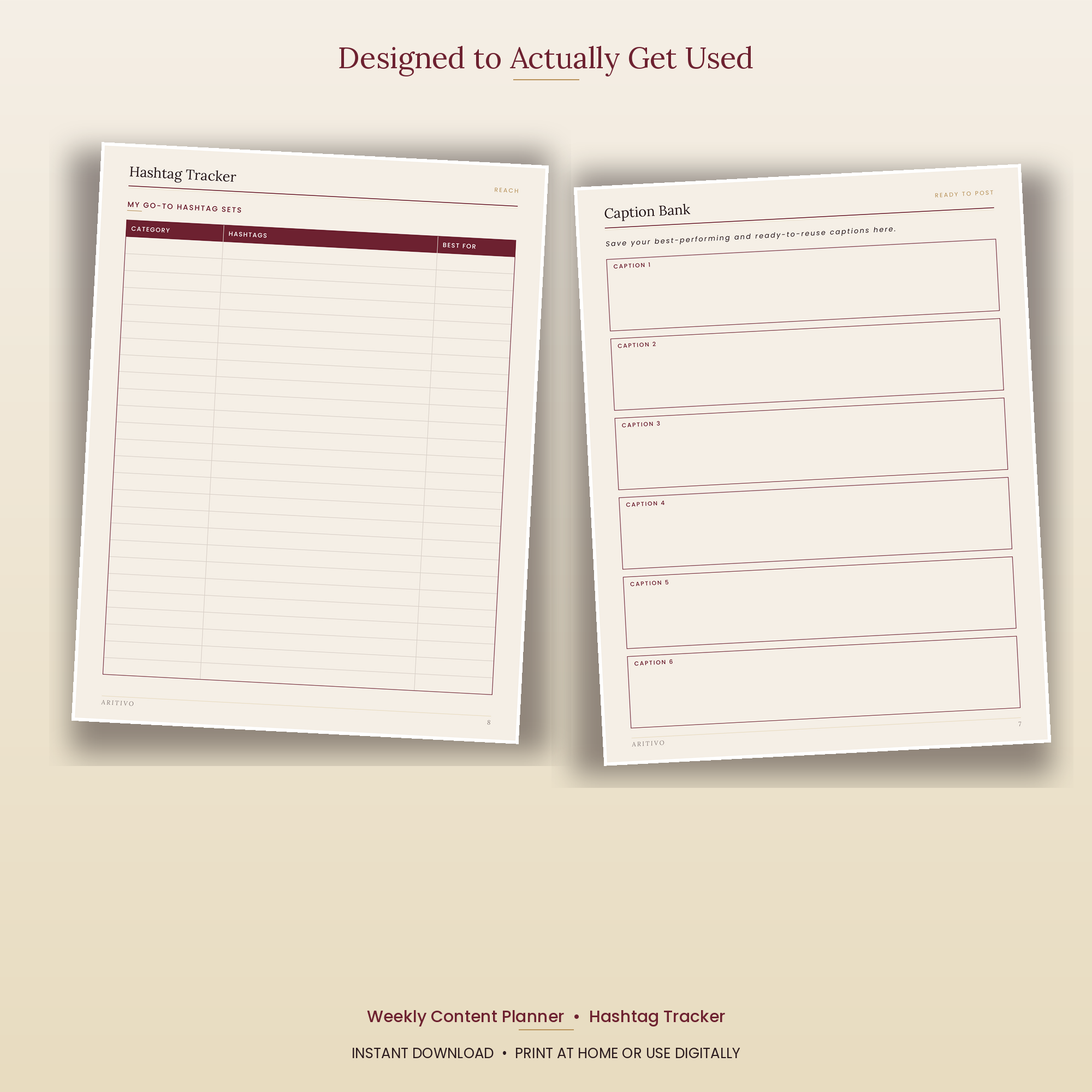 The Content & Marketing Planner