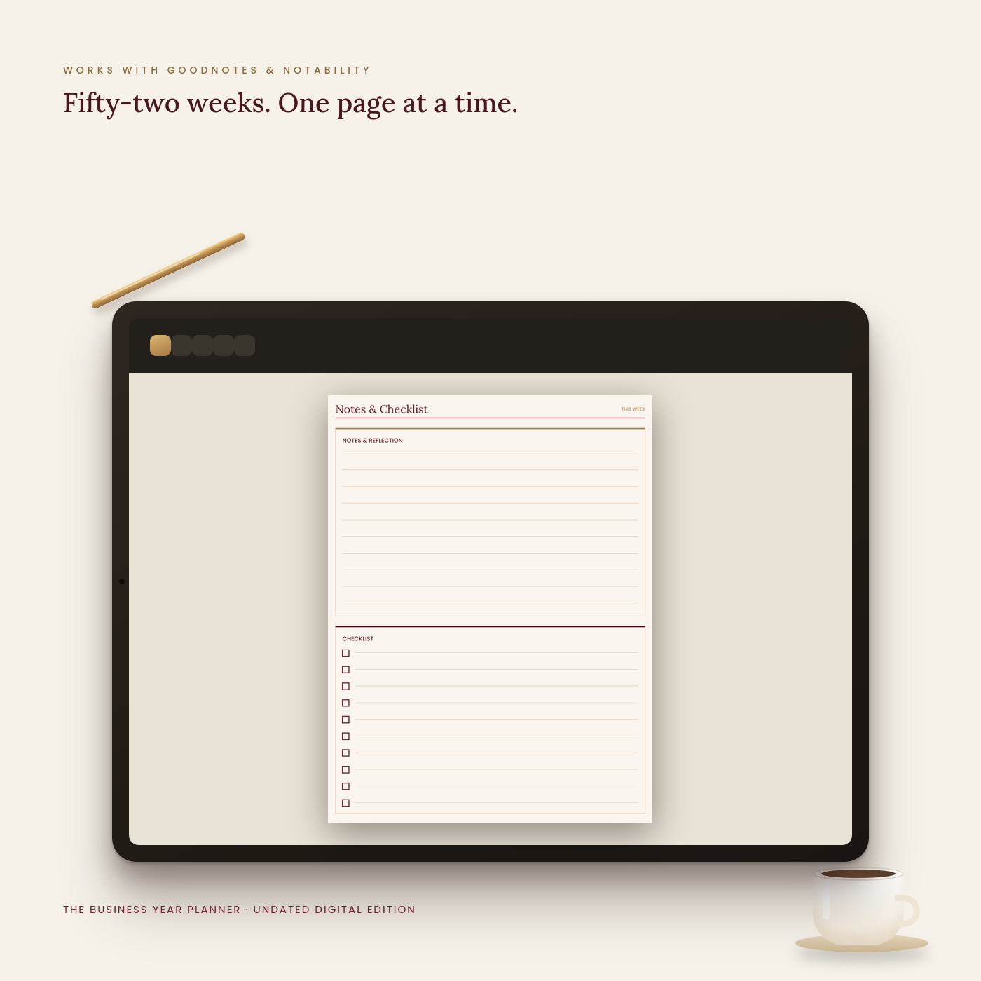 The Business Year Planner