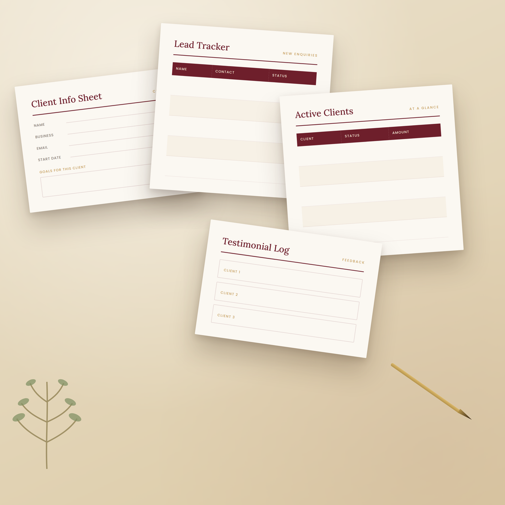 The Client & Customer Tracker