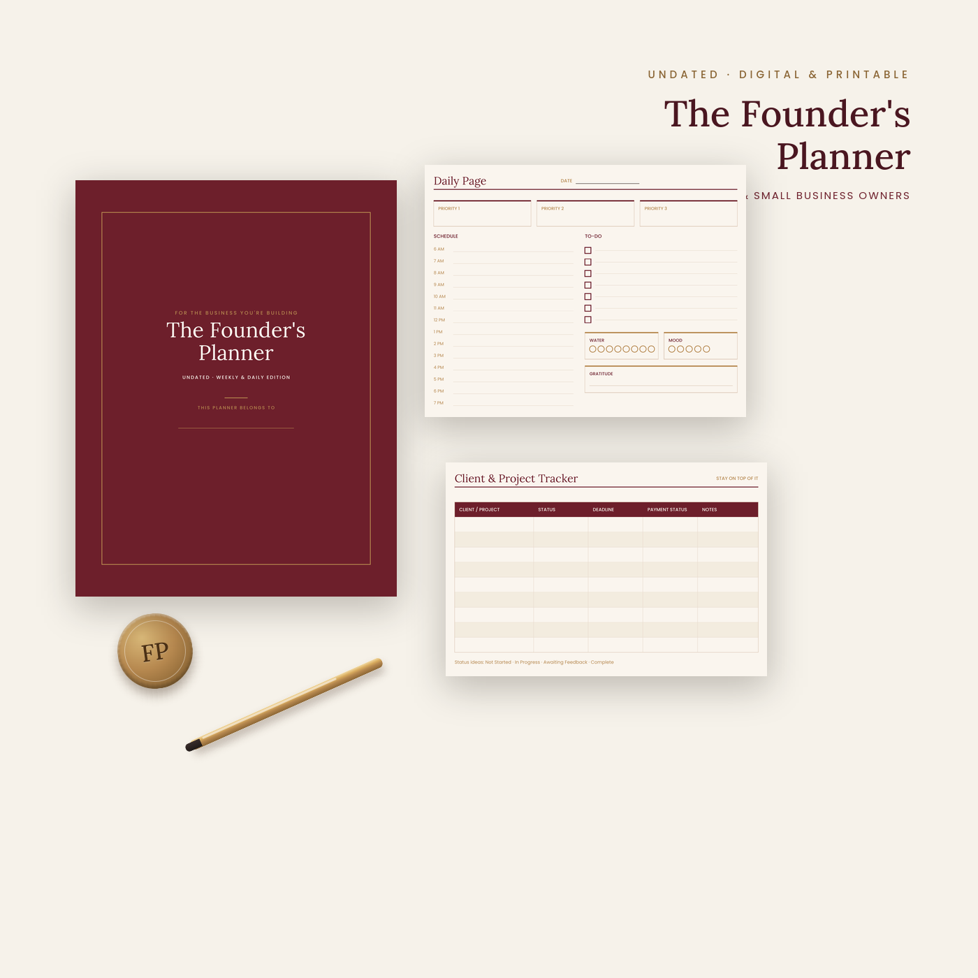 The Founders Planner