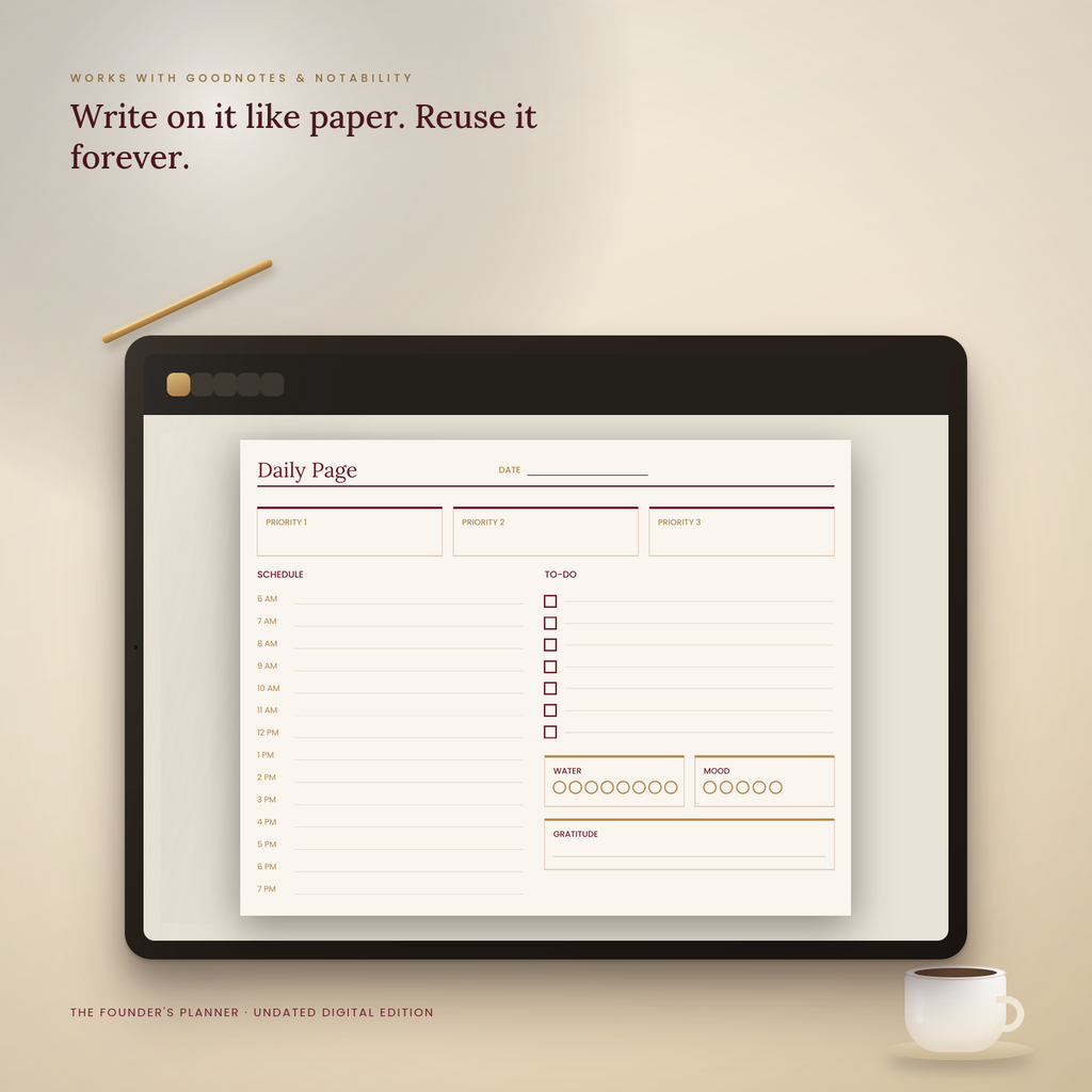 The Founders Planner