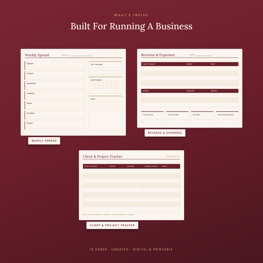 The Founders Planner