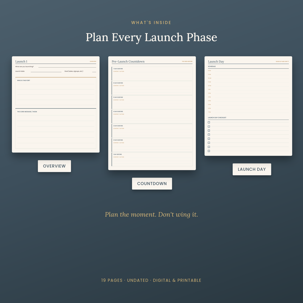 The Launch Planner